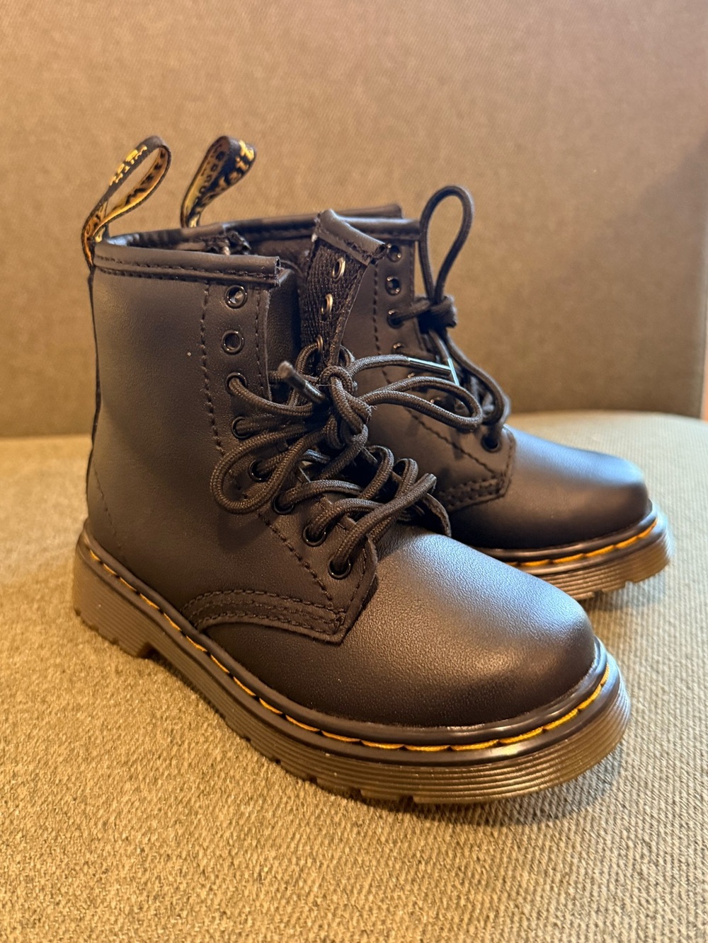Doc Marten Kids' 1460 Softy T Leather Lace-Up Boot